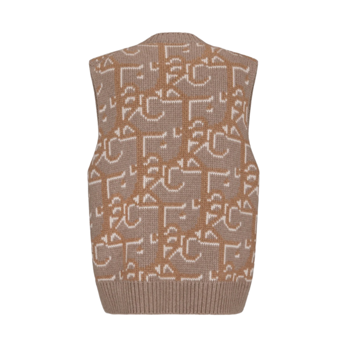 디올 x 캑터스 잭 오버사이즈 슬리브리스 스웨터 베이지 브라운(Dior x Cactus Jack Oversized Sleeveless Sweater Beige Brown) - 2