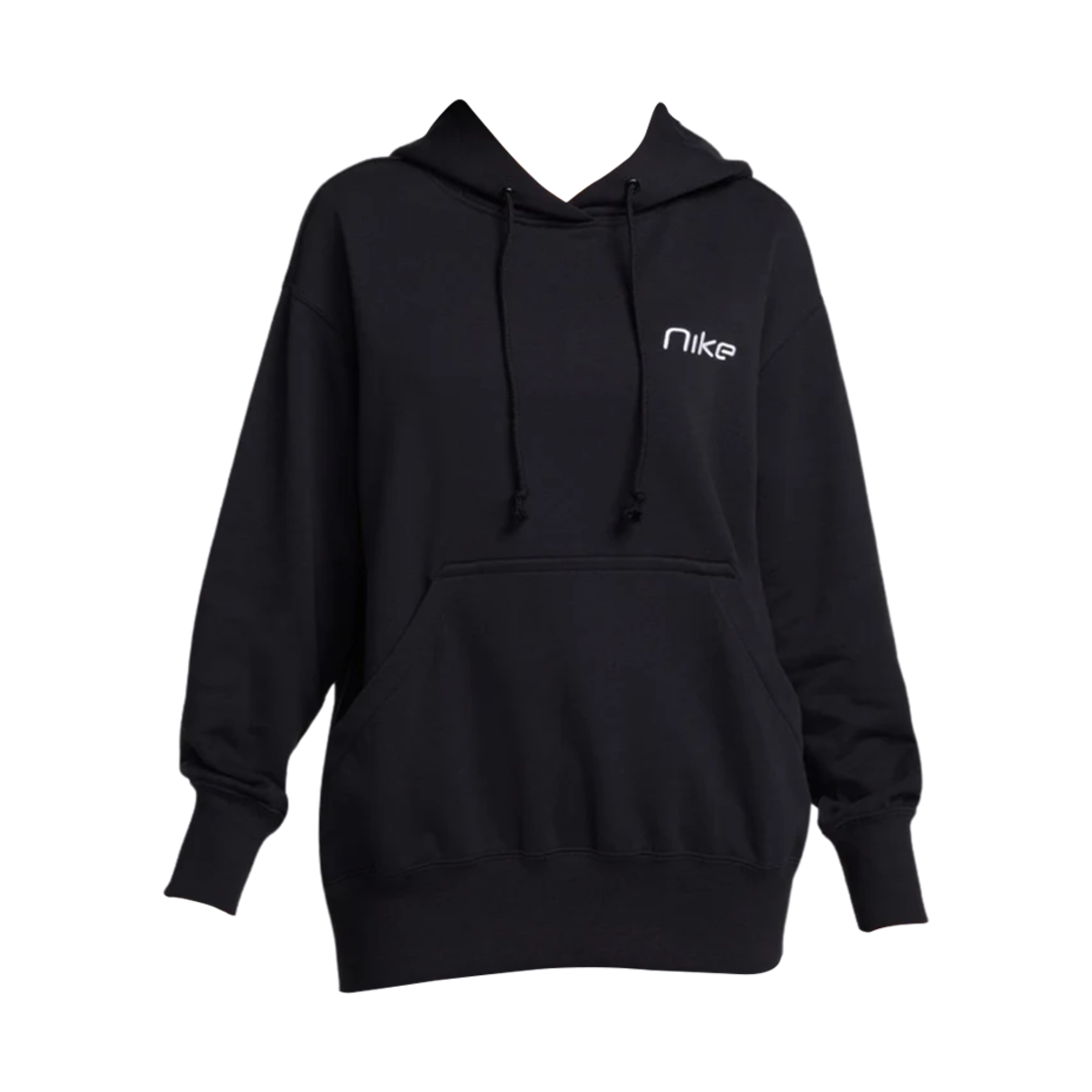 HJ7026-010 (W) Nike NSW Oversized Pullover Hoodie Black - Asia