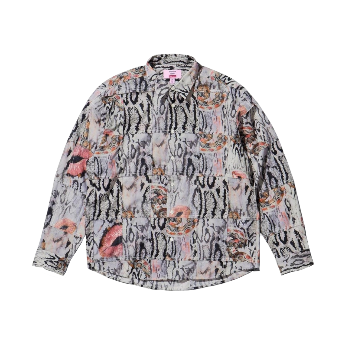 슈프림 x 마틴 로즈 패치워크 셔츠 멀티컬러 - 24FW