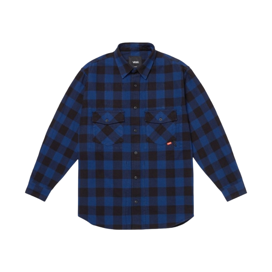 반스 TDC MTE 베스트 플레이드 셔츠 블루(Vans TDC MTE Plaid Shirt Blue)