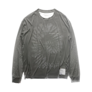 Satisfy x Post Archive Faction (Paf) Auralite Long T-Shirt Grey