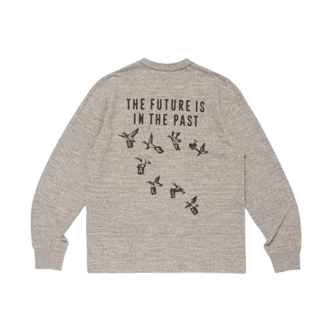 HM27CS012 Human Made Graphic L/S T-Shirt Gray