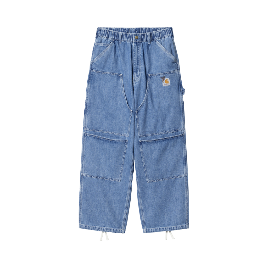 칼하트 WIP x 인빈시블 15 더블 니 팬츠 블루(Carhartt WIP x Invincible 15 Double Knee Pants Blue)