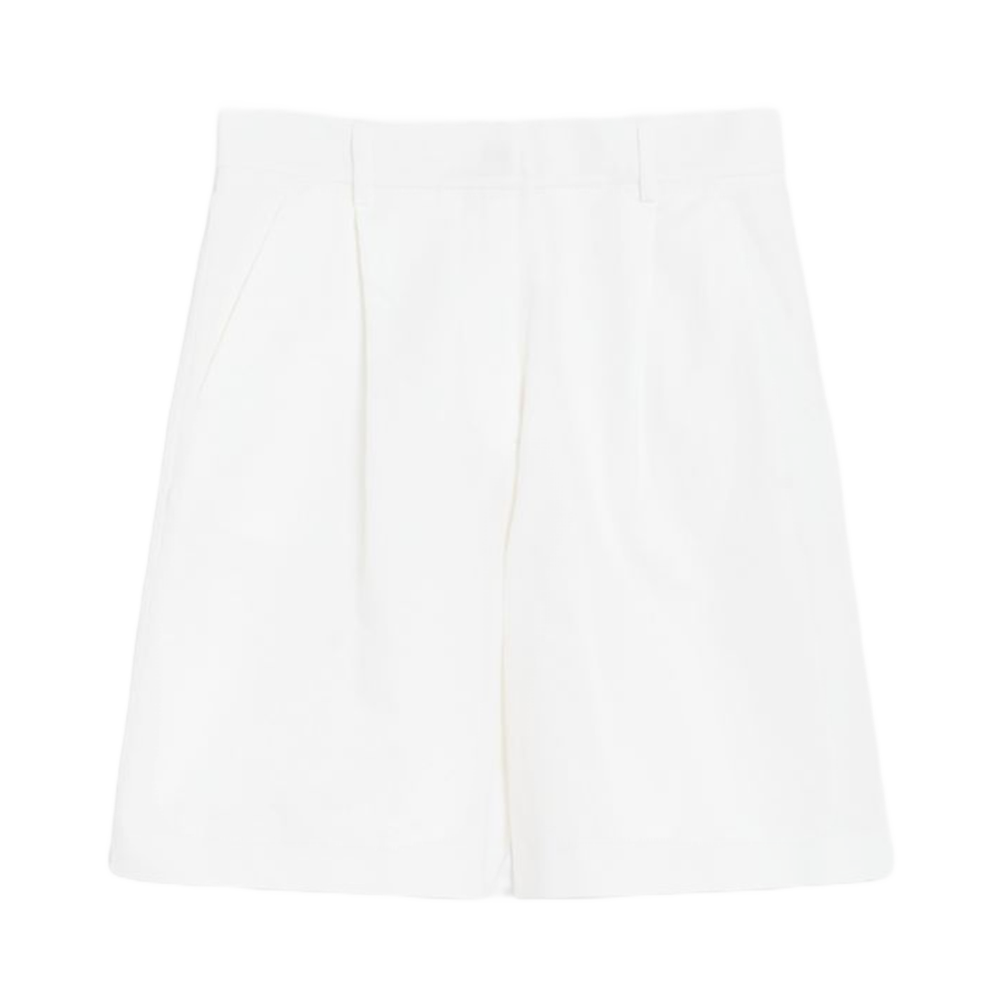 (W) 위켄드 막스마라 에쿠바 버뮤다 숏 팬츠 화이트((W) Weekend Max Mara Ecuba Bermuda Short Pants White)