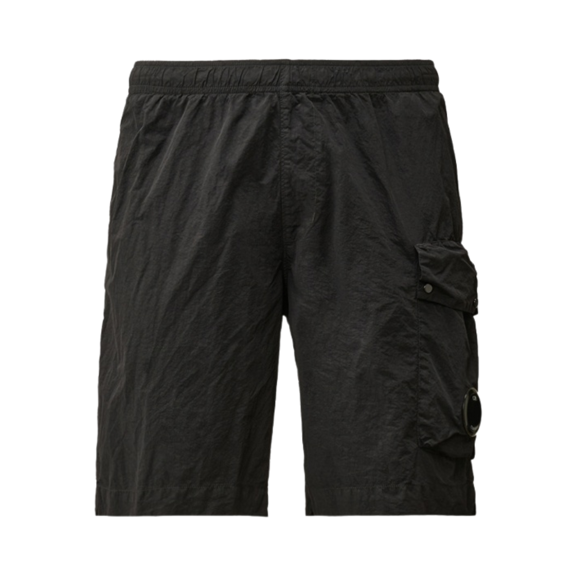 C.P. 컴퍼니 플랫 나일론 카고 스윔 쇼츠 블랙 - 24SS(C.P. Company Flatt Nylon Cargo Swim Shorts Black - 24SS)
