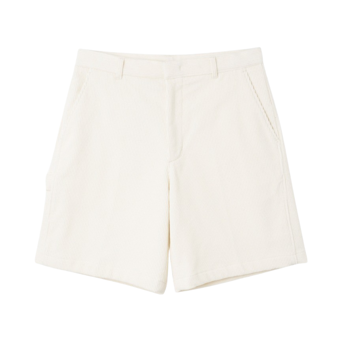 NOC051 Nocle Hank Half Pants Corduroy Off White