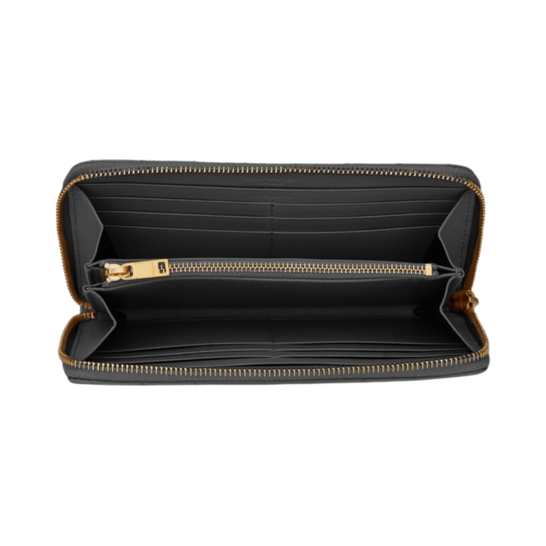 생로랑 퀼티드 레더 조안 지퍼 어라운드 지갑 스톰(Saint Laurent Joan Zip Around Wallet in Quilted Leather Storm) - 2