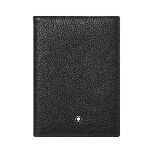 Montblanc Meisterstuck Soft Grain Passport Holder Black