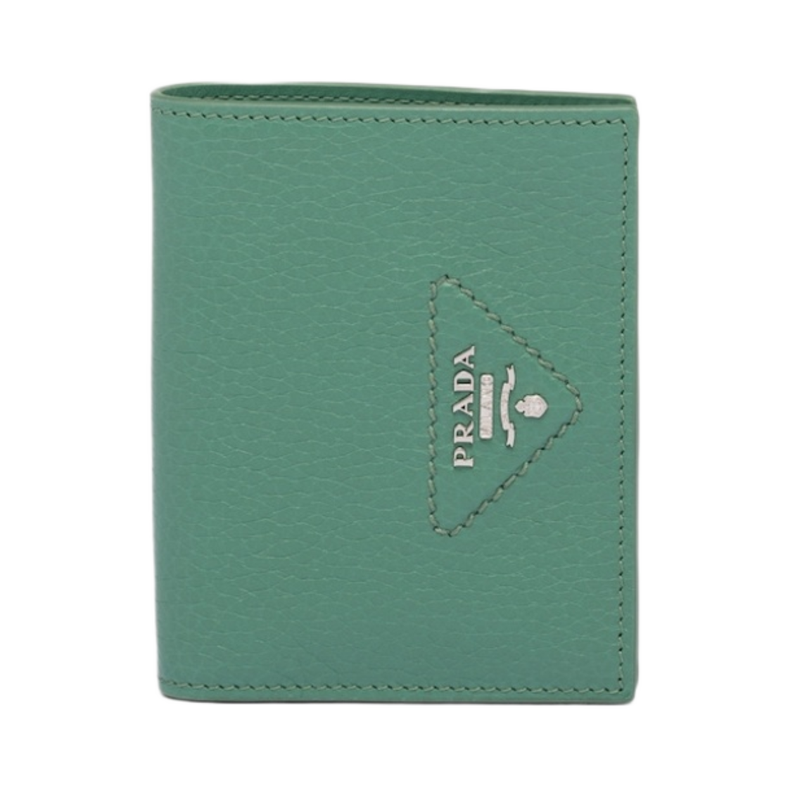 프라다 스몰 레더 월렛 세이지 그린(Prada Small Leather Wallet Sage Green) - 1
