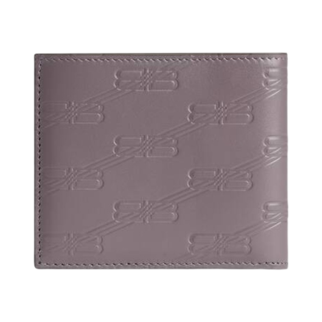 발렌시아가 엠보스 모노그램 스퀘어 반지갑 박스 다크 그레이(Balenciaga Embossed Monogram Square Folded Wallet Box Dark Grey) - 3