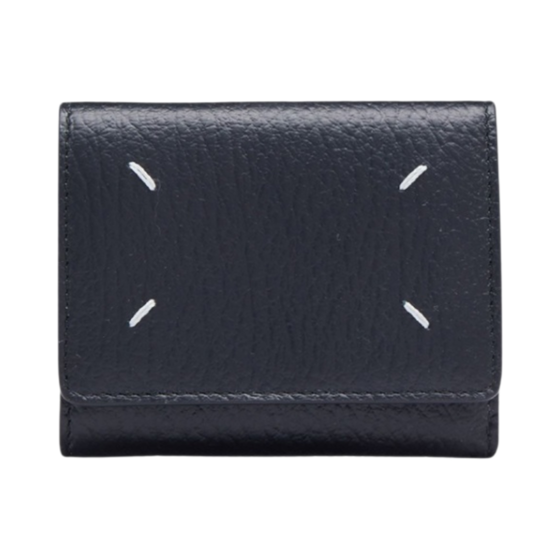 메종 마르지엘라 지퍼 컴팩트 트라이폴드 지갑 블랙(Maison Margiela Zip Compact Tri-Fold Wallet Black)