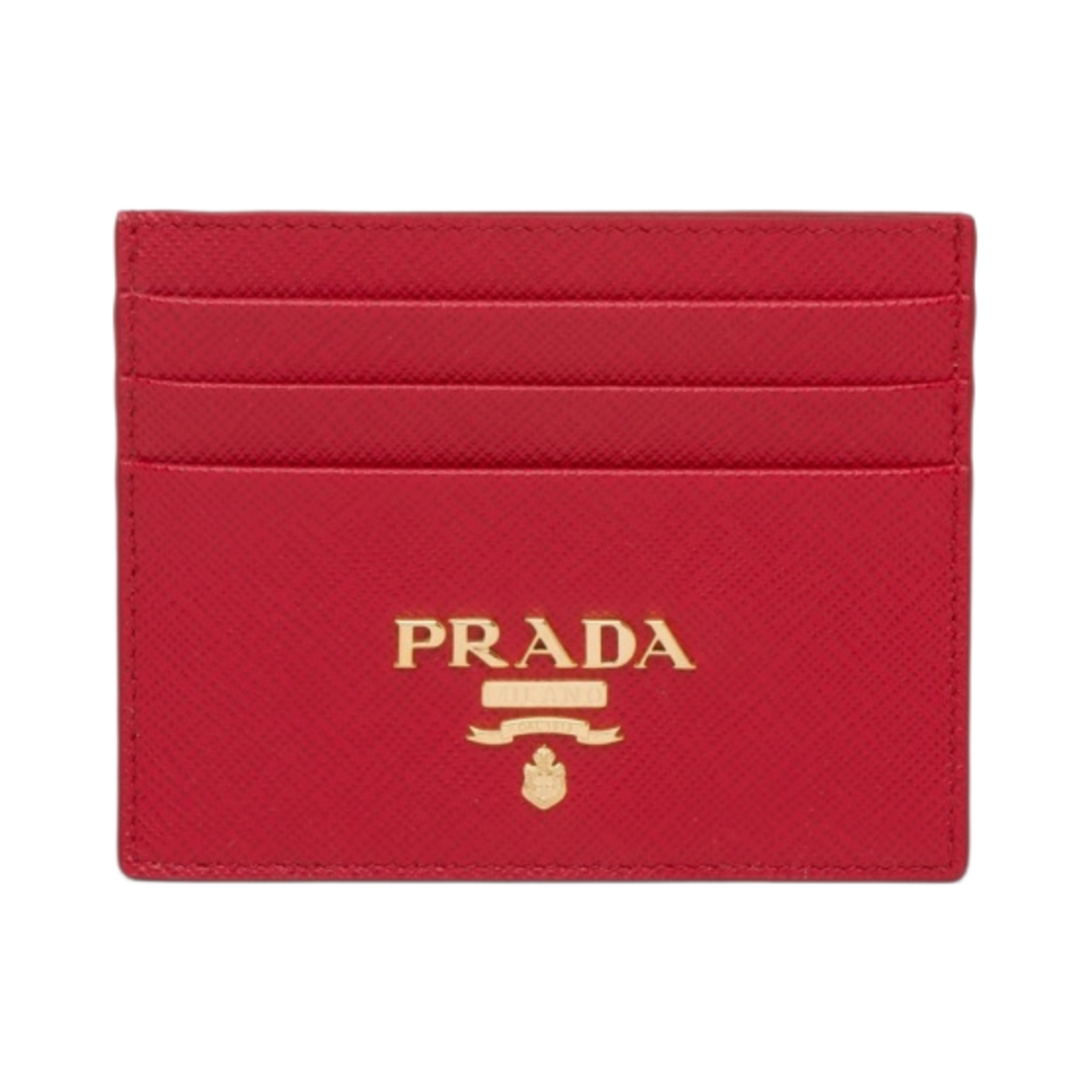 프라다 사피아노 레더 카드 홀더 파이어리 레드(Prada Saffiano Leather Card Holder Fiery Red)