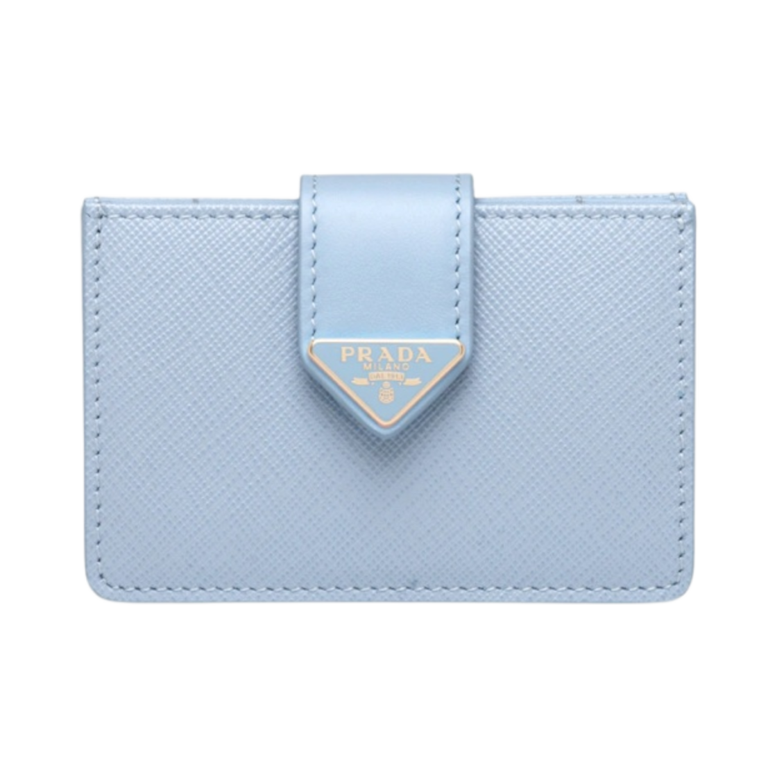 프라다 사피아노 레더 카드 홀더 셀레스트(Prada Saffiano Leather Card Holder Celeste) - 1