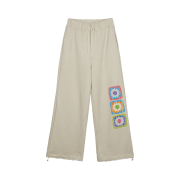 ROCCI ROCCI Crochet 2way Sweat Pants Beige Oat