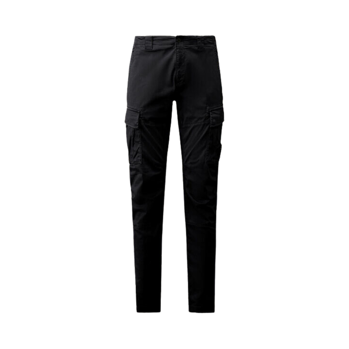 17CMPA186A005529G888 C.P. Company Stretch Sateen Ergonomic Lens Double Cargo Pants Total Eclipse Blue - 24FW