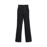 Prada Stretch Cotton Pants Black