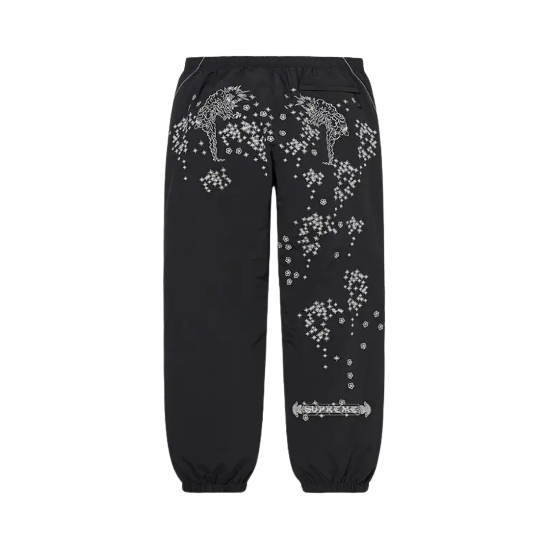 슈프림 AOI 글로우 인 더 다크 트랙 팬츠 블랙 - 22SS(Supreme AOI Glow In The Dark Track Pants Black - 22SS) - 2