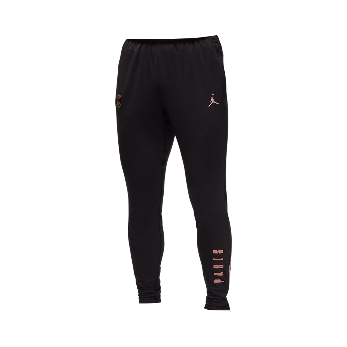조던 x 파리 생제르맹 드라이핏 스트라이크 써드 사커 팬츠 블랙 러스트 핑크 - 아시아(Jordan x Paris Saint-Germain Dri-Fit Strike Third Soccer Pants Black Rust Pink - Asia)