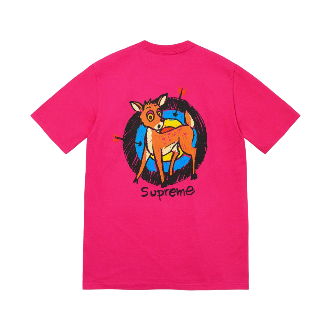 - Supreme Deer T-Shirt Pink - 22SS