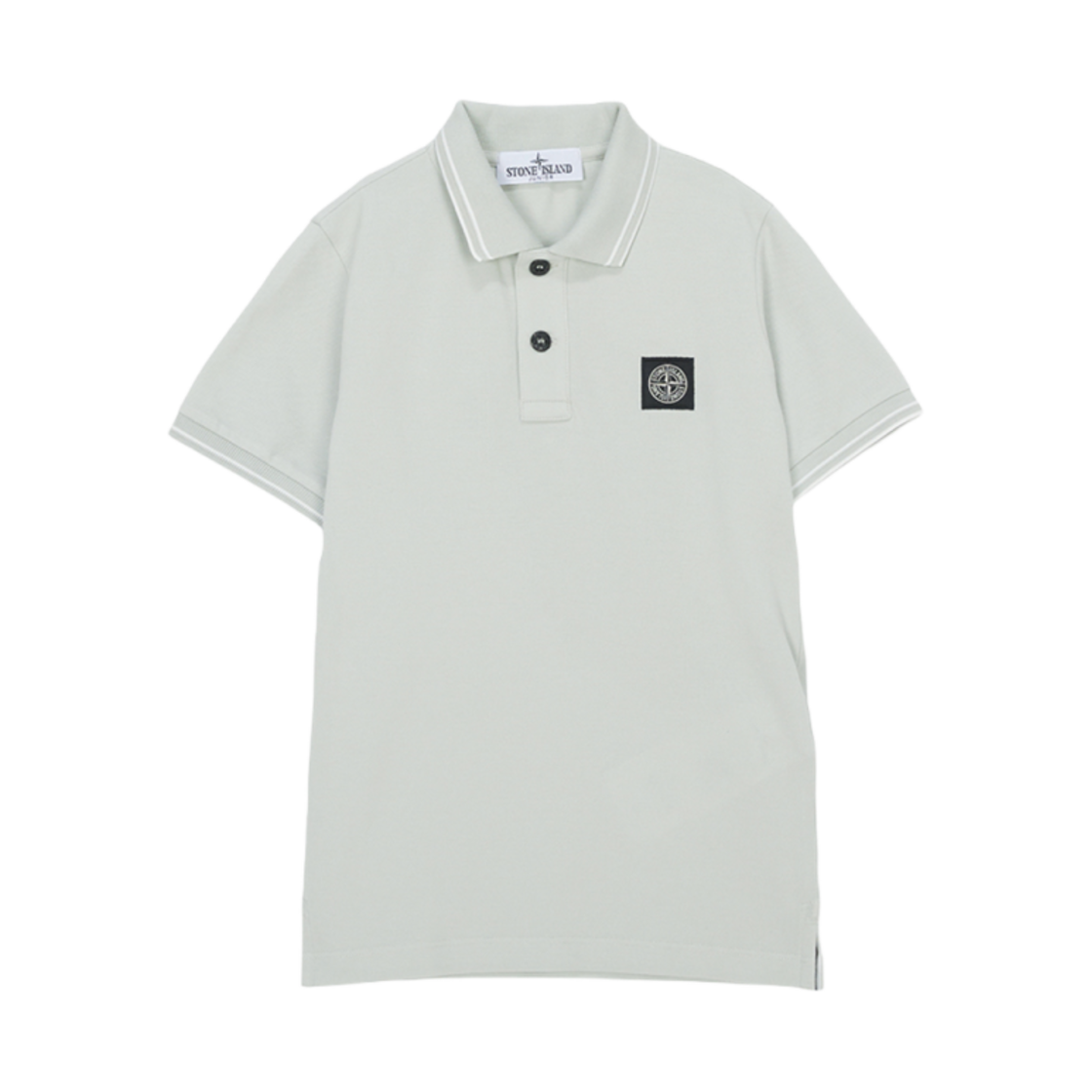 (키즈) 스톤 아일랜드 2200001 스트레치 오가닉 코튼 폴로 셔츠 플래스터 - 25SS((Kids) Stone Island 2200001 Stretch Organic Cotton Polo Shirt Plaster - 25SS)