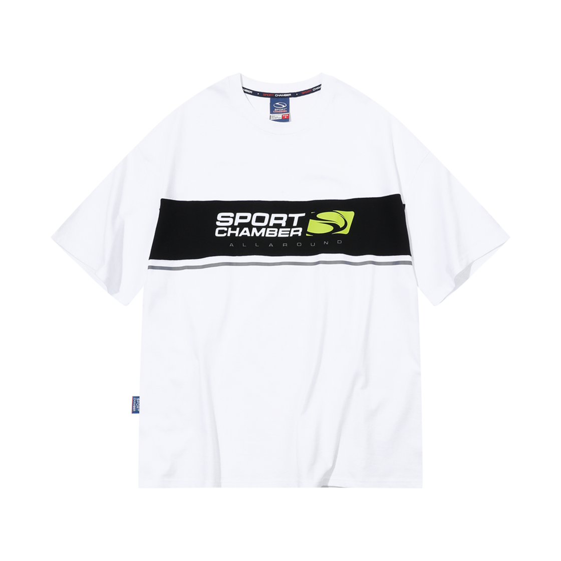 SCBES2HTU02WH SPORT CHAMBER SC Block Flash T-Shirt White