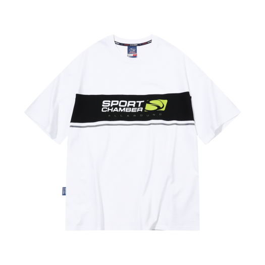 SCBES2HTU02WH Sport Chamber SC Block Flash T-Shirt White