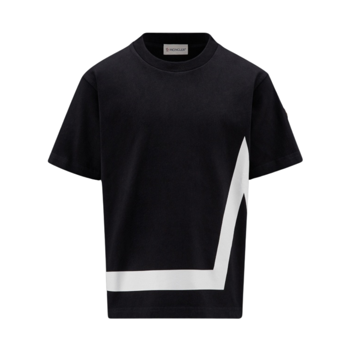 (키즈) 몽클레르 M 로고 티셔츠 블랙 - 22FW((Kids) Moncler M Logo T-shirt Black - 22FW) - 1