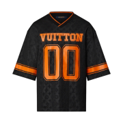Louis Vuitton Monogram Sporty V-Neck T-Shirt Black
