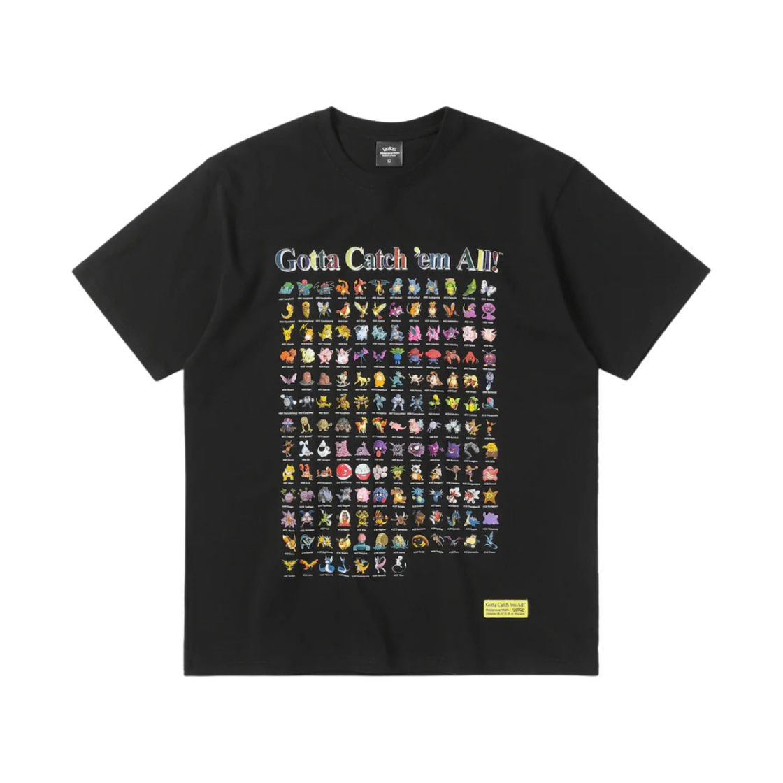 디스이즈네버댓 x 포켓몬 151 티셔츠 블랙(Thisisneverthat x Pokemon 151 T-Shirt Black)