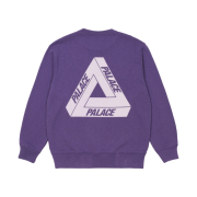 Palace Slub Crew Purple - 21FW