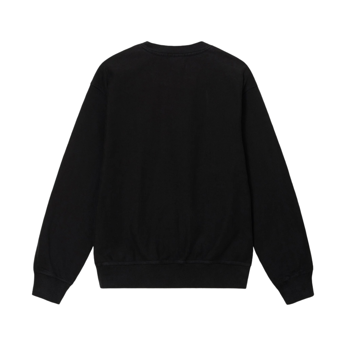 스투시 글래머 피그먼트 다이드 크루넥 블랙(Stussy Glamour Pigment Dyed Crew Black) - 2