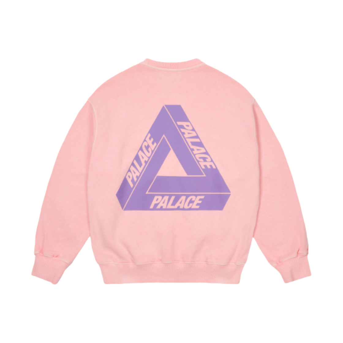 - Palace Reacto Tri-Ferg Crew Pink - 25SS