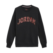 Jordan Essential Fleece Crewneck Sweatshirt Black Sail - Asia