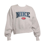 (W) Nike NSW Phoenix Fleece Pullover Hoodie Dark Grey Heather - US/EU