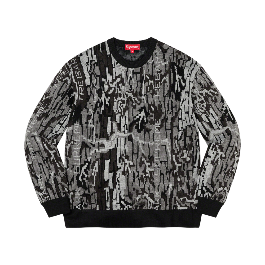 슈프림 트레바크 카모 스웨터 블랙 - 22FW(Supreme Trebark Camo Sweater Black - 22FW) - 1