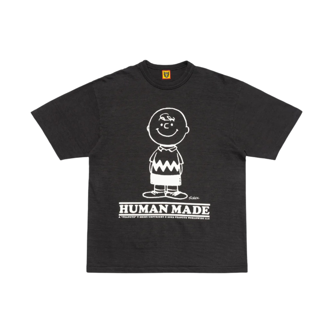 휴먼 메이드 피너츠 티셔츠 #2 블랙(Human Made Peanuts T-Shirt #2 Black) - 1