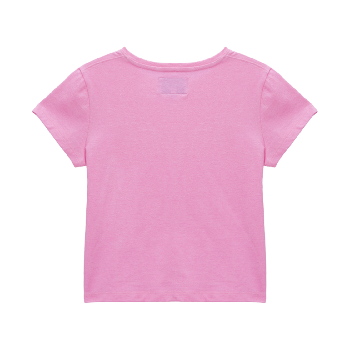 (W) 마뗑킴 마뗑 스몰 로고 크롭 탑 핑크((W) Matin Kim Matin Small Logo Crop Top Pink) - 2