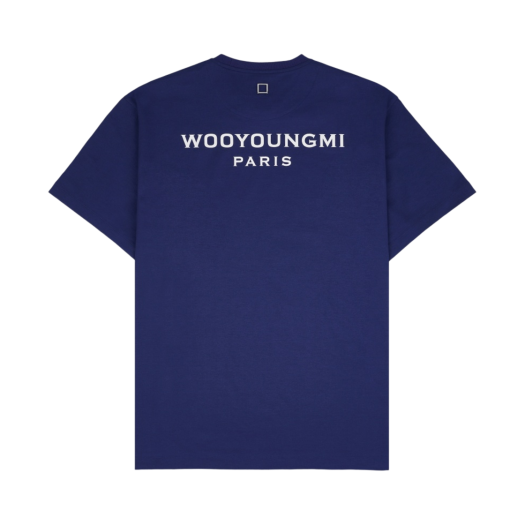 Wooyoungmi Cotton Back Logo T-Shirt Navy - 24SS