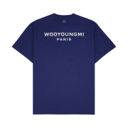 Wooyoungmi Cotton Back Logo T-Shirt Navy - 24SS