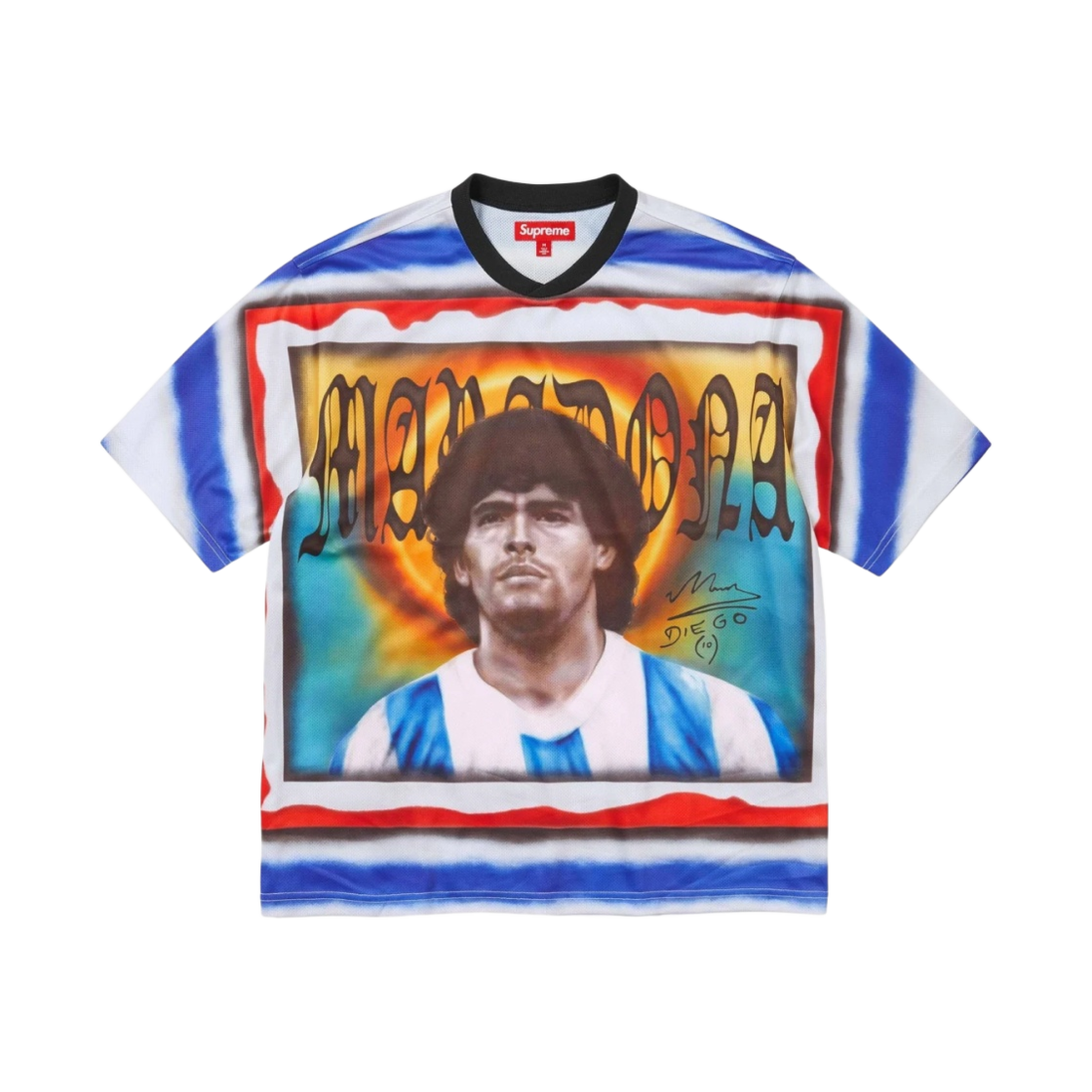 슈프림 마라도나 사커 저지 멀티컬러 - 24SS(Supreme Maradona Soccer Jersey Multicolor - 24SS)