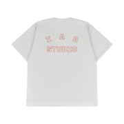 IAB Studio Line Logo T-Shirt White Orange