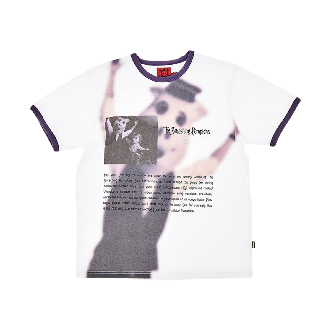 (W) 헤븐 바이 마크 제이콥스 비유포리아 링거 티셔츠 화이트((W) Heaven by Marc Jacobs Vieuphoria Ringer T-Shirt White)