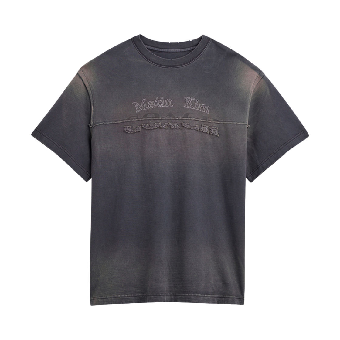(W) 코치 x 마뗑킴 워시드 오버사이즈 티셔츠 차콜((W) Coach x Matin Kim Washed Oversized T-Shirt Charcoal)