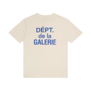 Gallery Dept. French T-Shirt Cream Blue