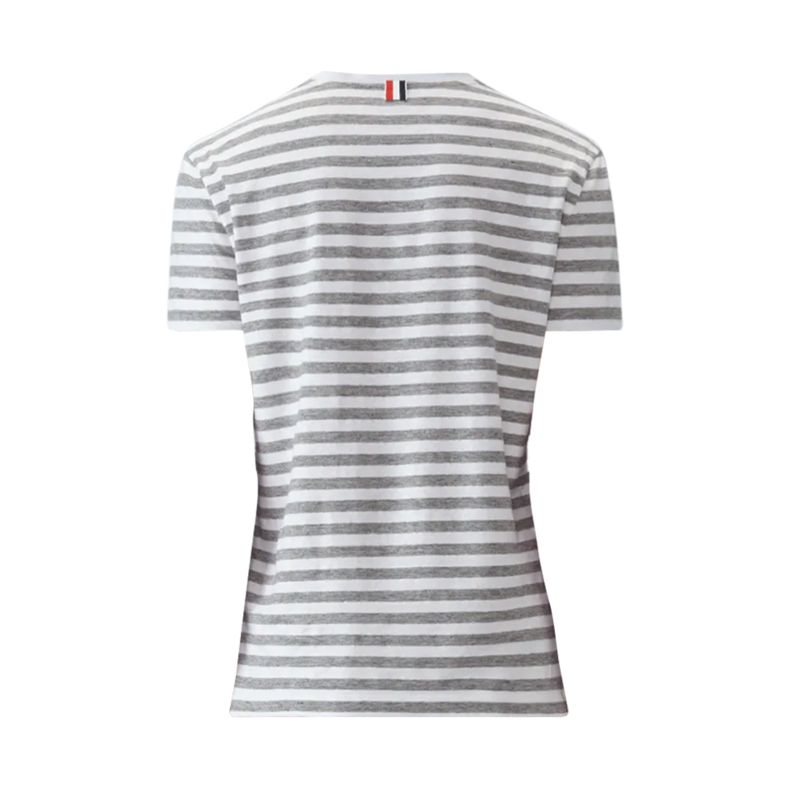 톰브라운 스트라이프 리넨 티셔츠 화이트(Thom Browne Stripe Linen T-Shirt White) - 2