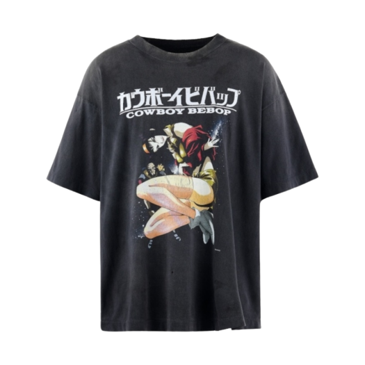 SM-HR8-0000-C04 Saint Mxxxxxx x Cowboy Bebop S/S T-Shirt Black - 25SS