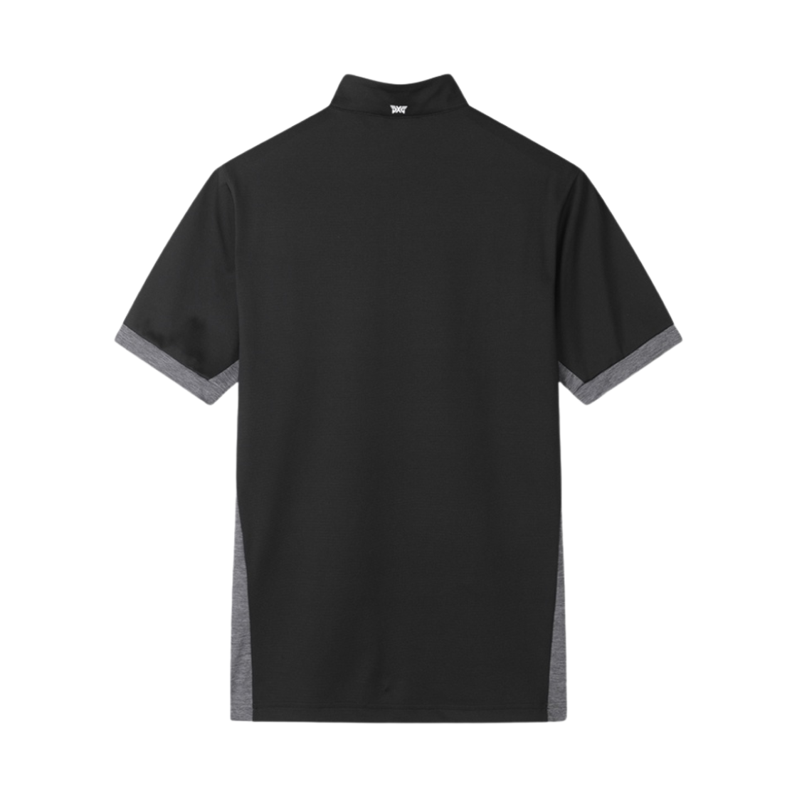 피엑스지 썸머 컬러 블록 하프 집업 티셔츠 블랙(PXG Summer Color Blocked Half Zip-Up T-Shirt Black) - 2