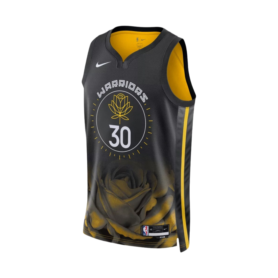 나이키 스테판 커리 골든 스테이트 워리어스 시티 에디션 2022/23 NBA 스윙맨 저지 블랙(Nike Stephen Curry Golden State Warriors City Edition 2022/23 NBA Swingman Jersey Black)