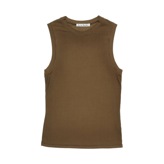 (W) Acne Studios Tank Top Mud Brown