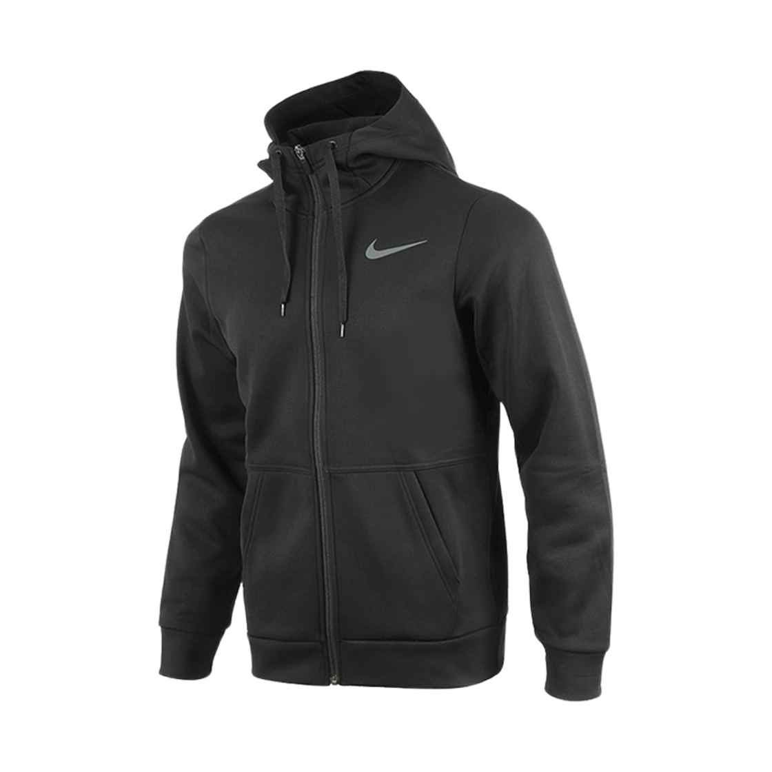 나이키 써마핏 풀 집 후드 블랙 - 아시아(Nike Therma-Fit Full Zip Hoodie Black - Asia)